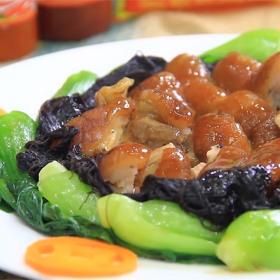 GIÒ HEO HẦM TÓC TIÊN - MÌ TRỨNG THƯỢNG HẠNG - Stewed Herbal Pork Trotter with premium egg Noodles